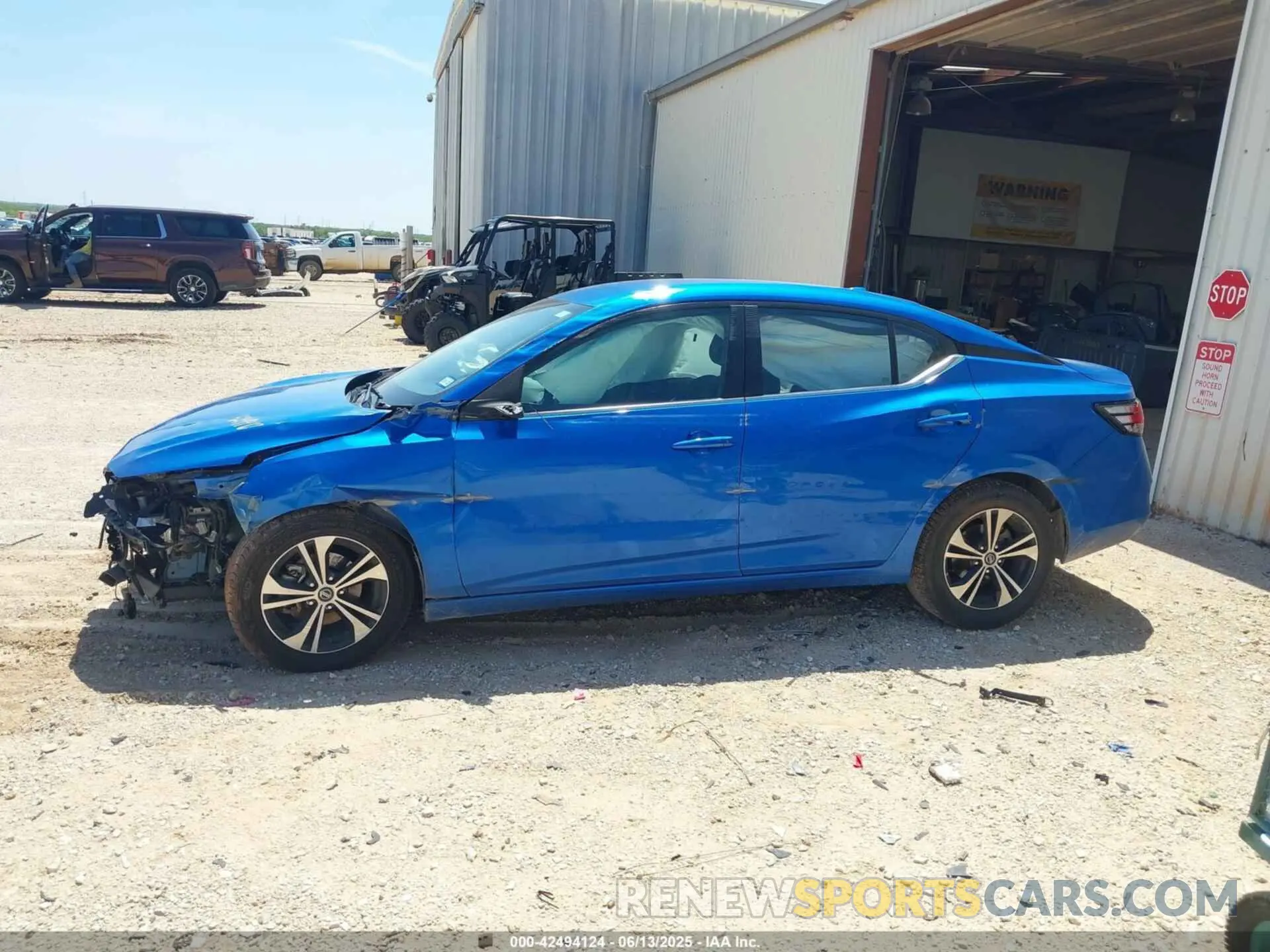 14 Photograph of a damaged car 3N1AB8CV0NY242758 NISSAN SENTRA 2022