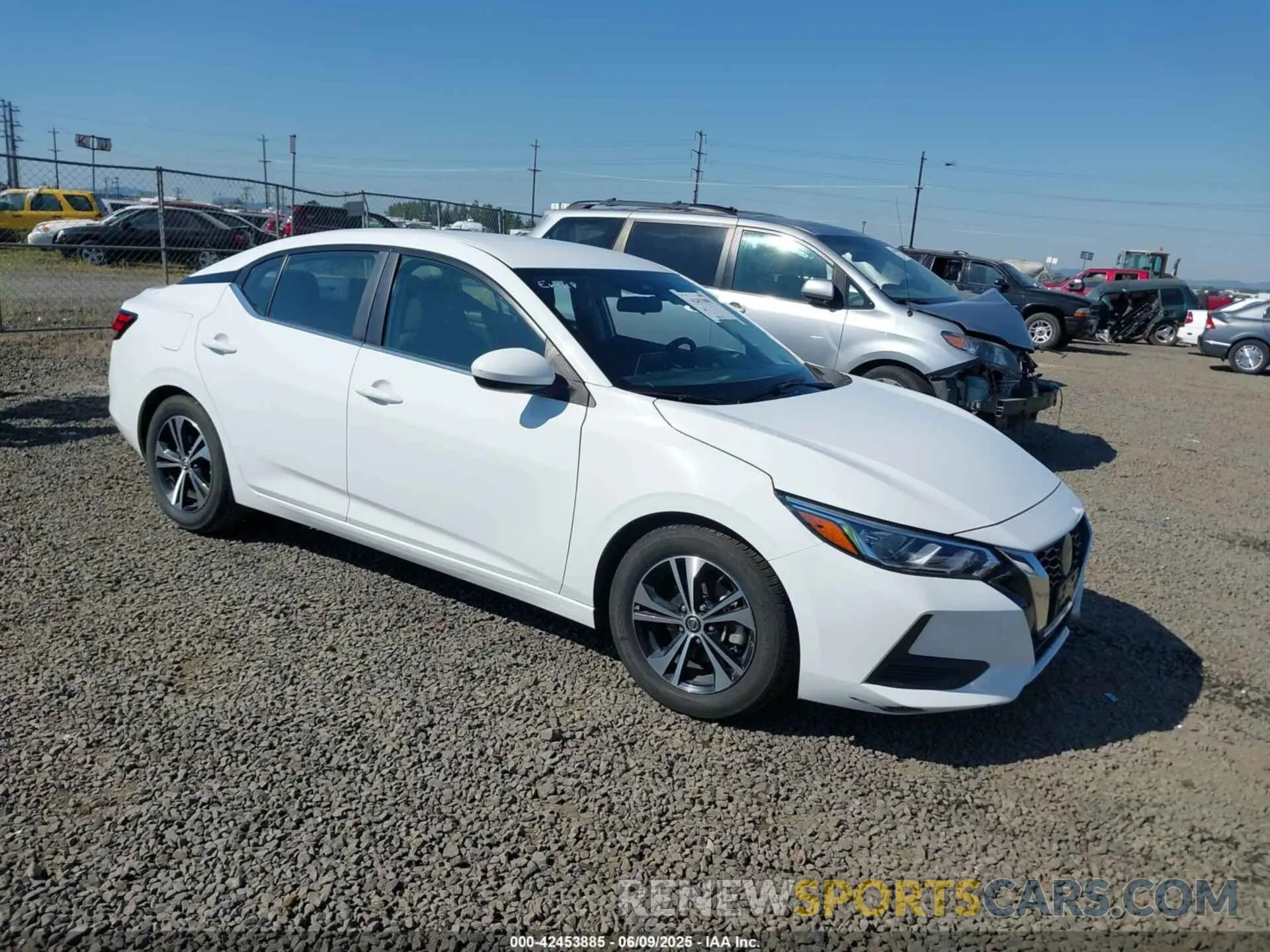 1 Photograph of a damaged car 3N1AB8CV0NY244235 NISSAN SENTRA 2022