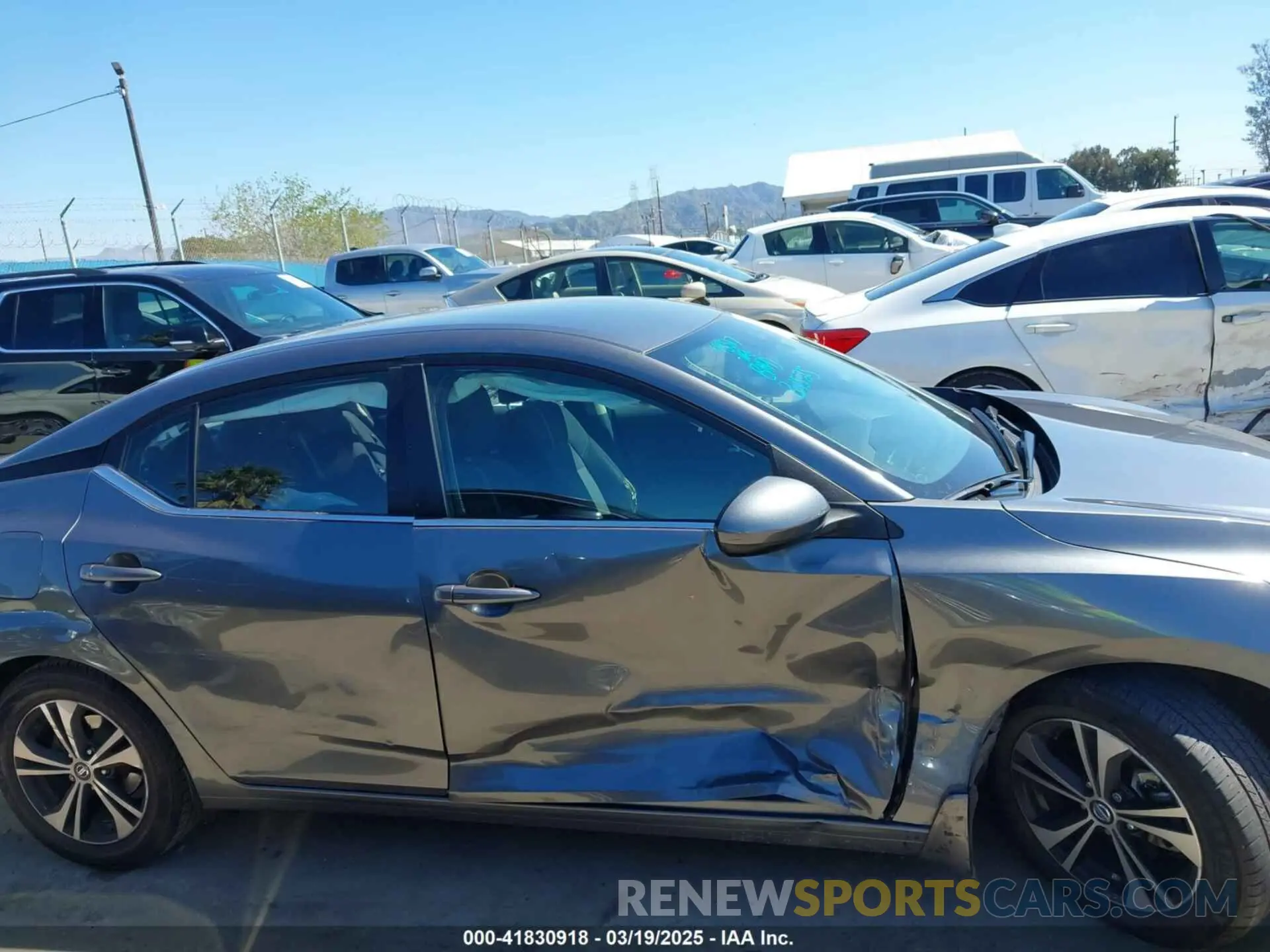 13 Photograph of a damaged car 3N1AB8CV0NY245305 NISSAN SENTRA 2022