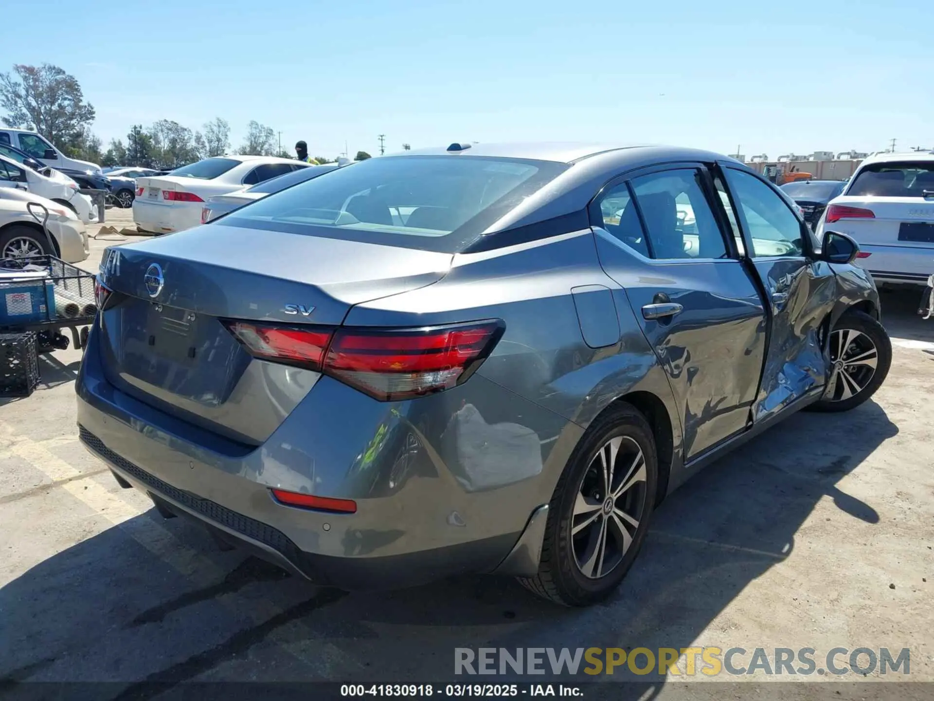 4 Photograph of a damaged car 3N1AB8CV0NY245305 NISSAN SENTRA 2022