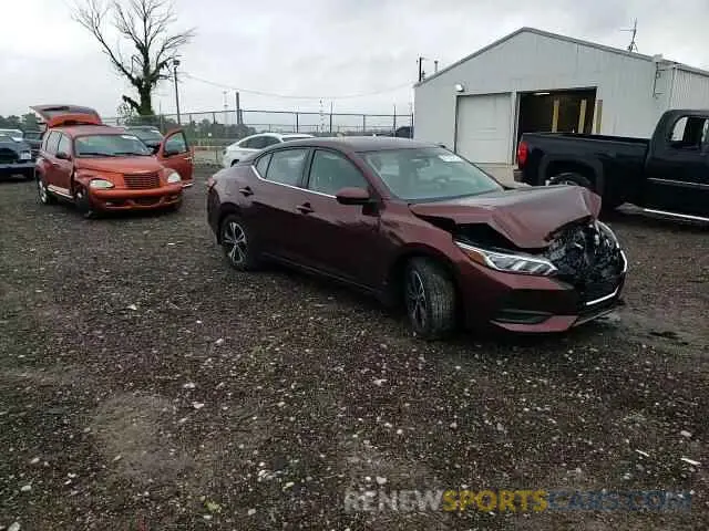13 Photograph of a damaged car 3N1AB8CV0NY245577 NISSAN SENTRA 2022