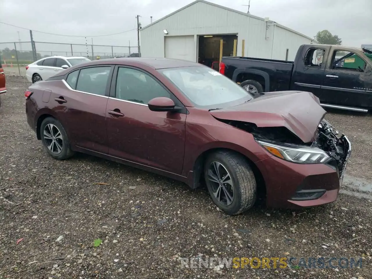 4 Photograph of a damaged car 3N1AB8CV0NY245577 NISSAN SENTRA 2022