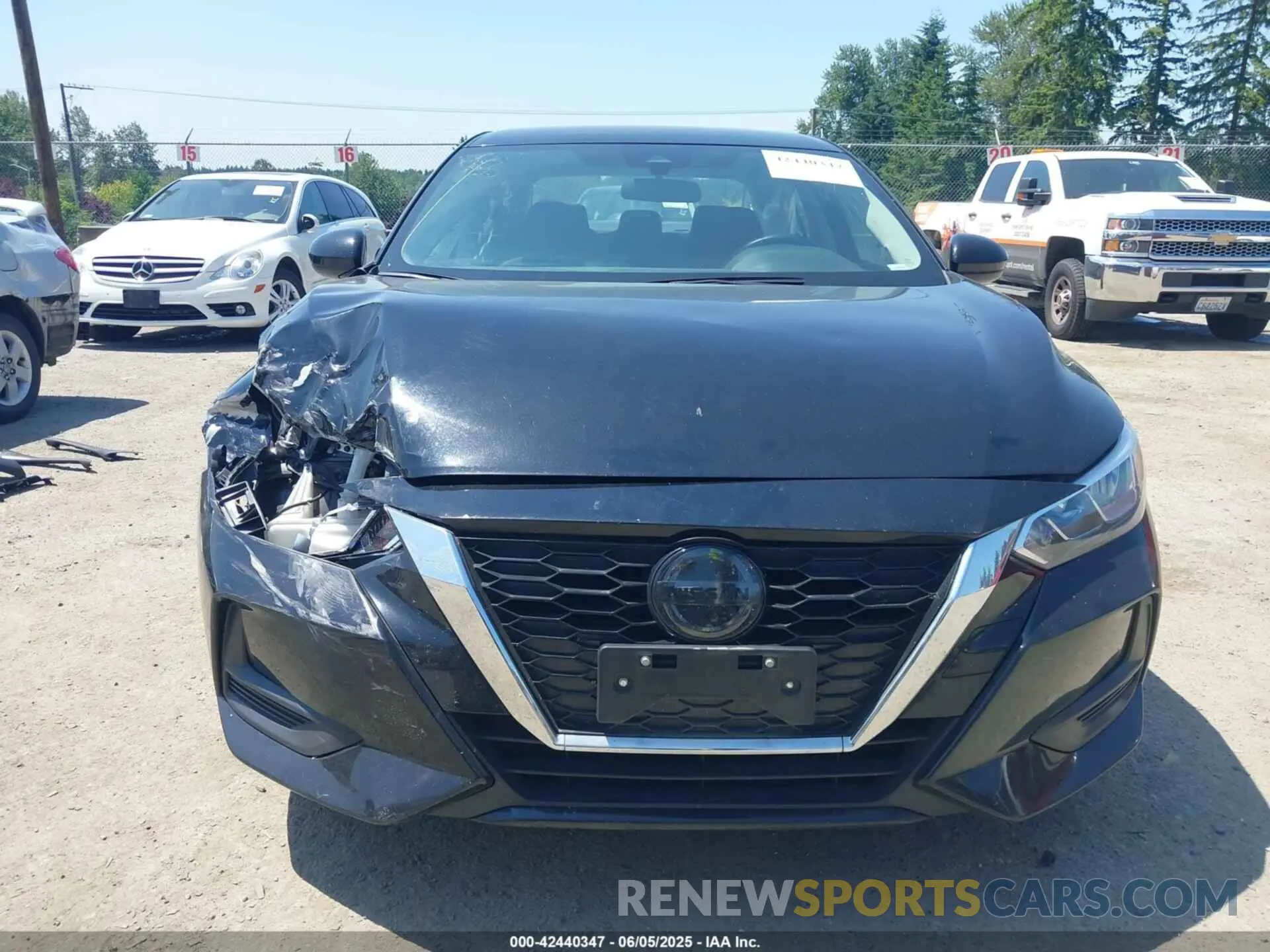 13 Photograph of a damaged car 3N1AB8CV0NY256613 NISSAN SENTRA 2022
