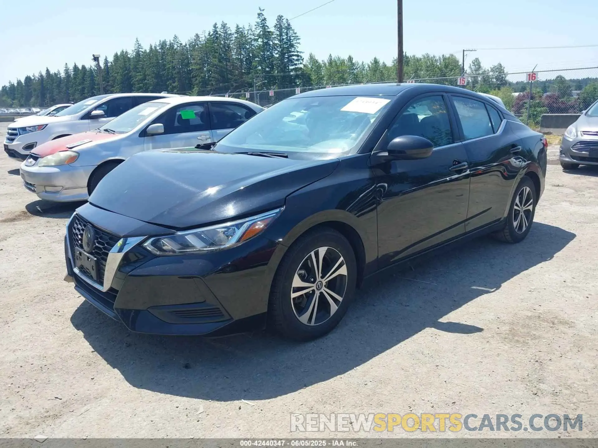 2 Photograph of a damaged car 3N1AB8CV0NY256613 NISSAN SENTRA 2022