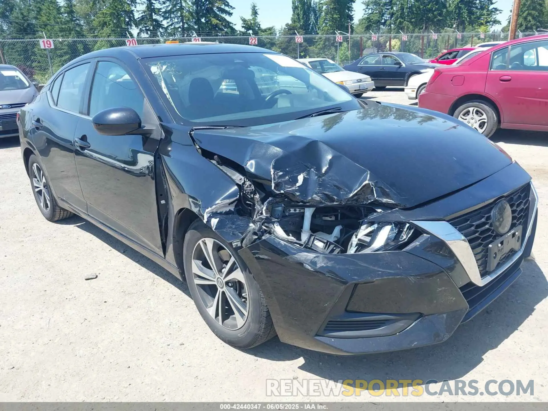 6 Photograph of a damaged car 3N1AB8CV0NY256613 NISSAN SENTRA 2022