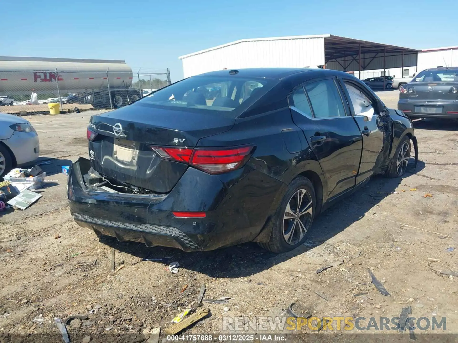 4 Photograph of a damaged car 3N1AB8CV0NY258331 NISSAN SENTRA 2022