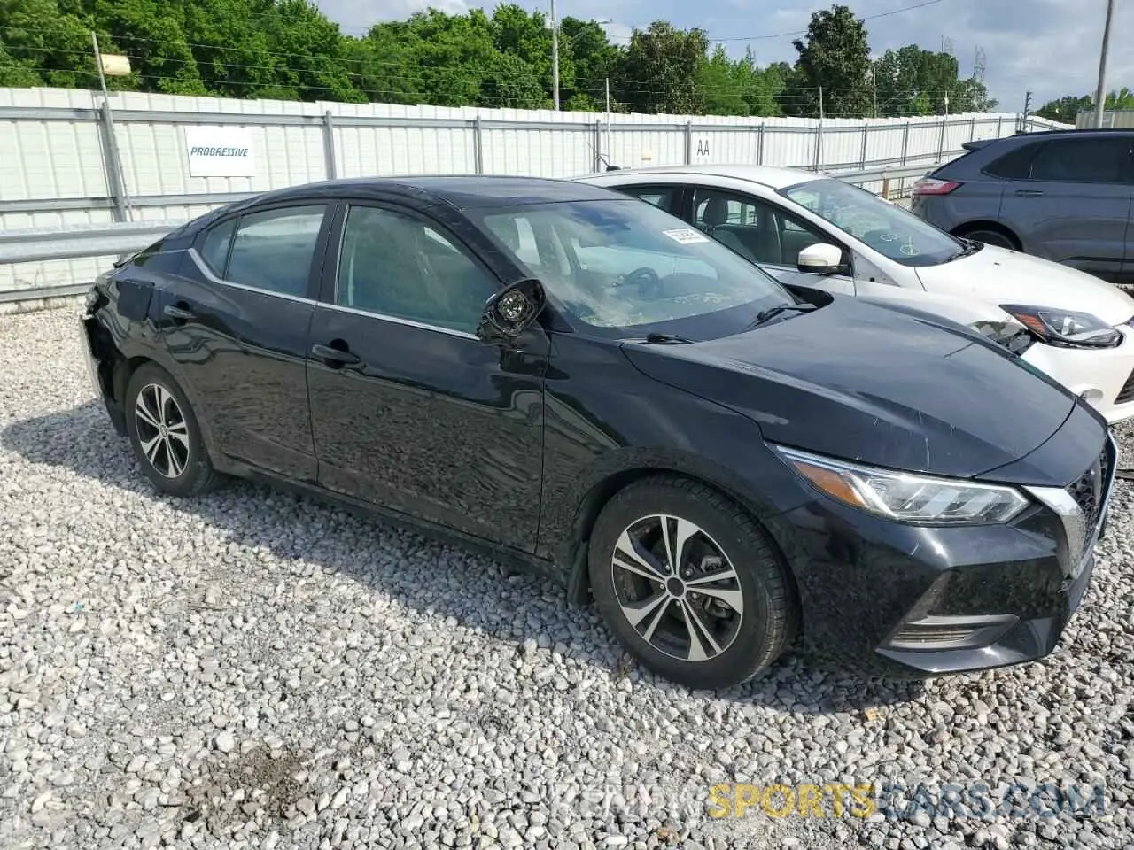 4 Photograph of a damaged car 3N1AB8CV0NY259463 NISSAN SENTRA 2022