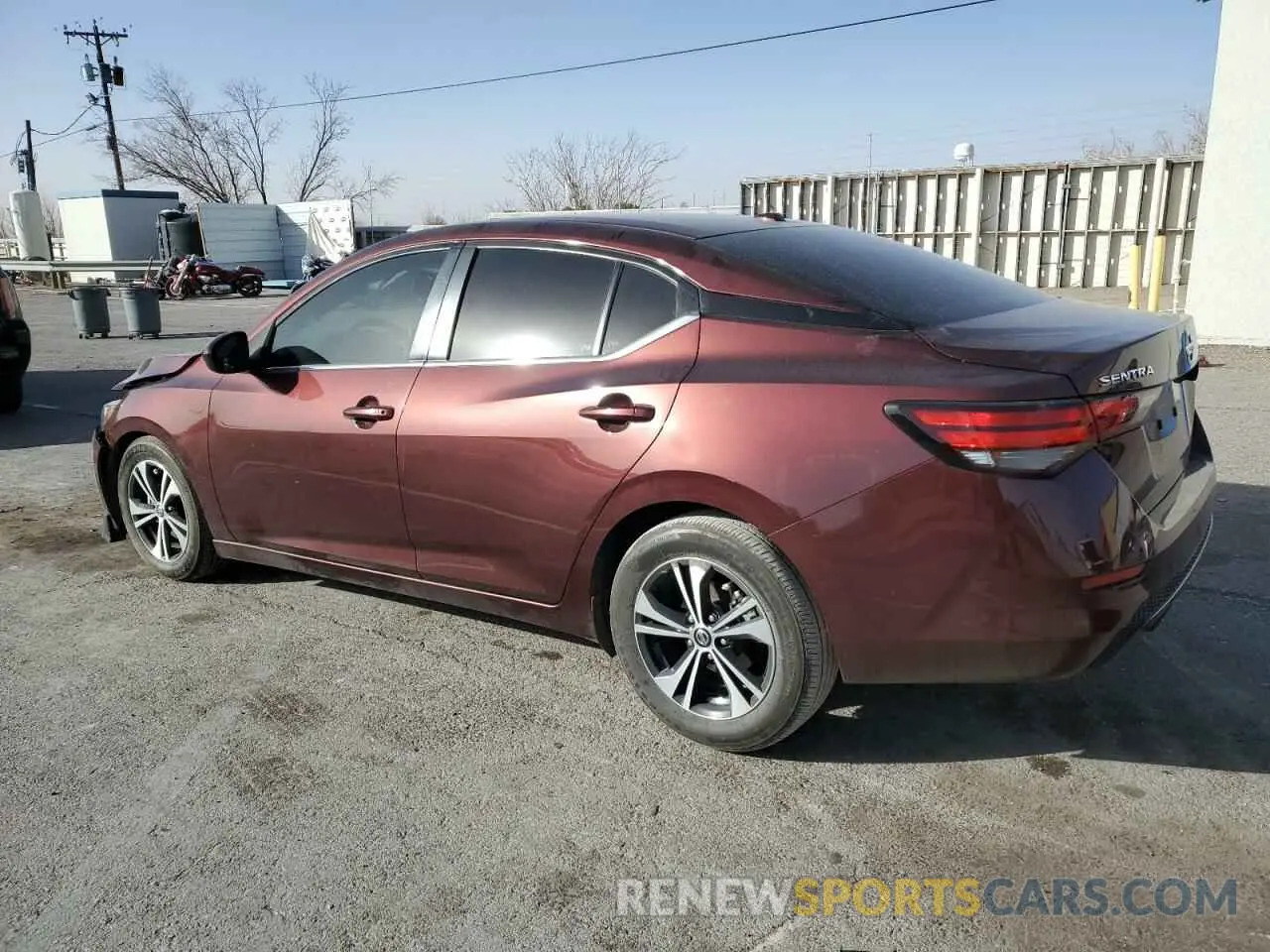 2 Photograph of a damaged car 3N1AB8CV0NY264839 NISSAN SENTRA 2022