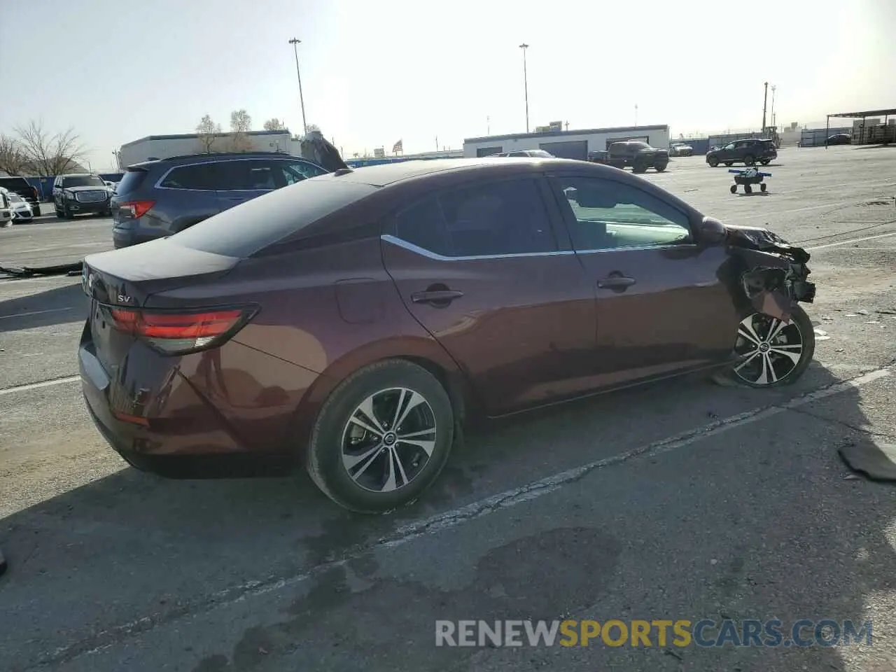 3 Photograph of a damaged car 3N1AB8CV0NY264839 NISSAN SENTRA 2022