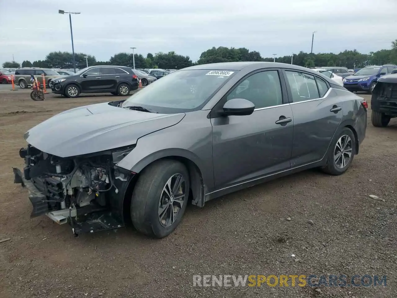 1 Photograph of a damaged car 3N1AB8CV0NY268566 NISSAN SENTRA 2022