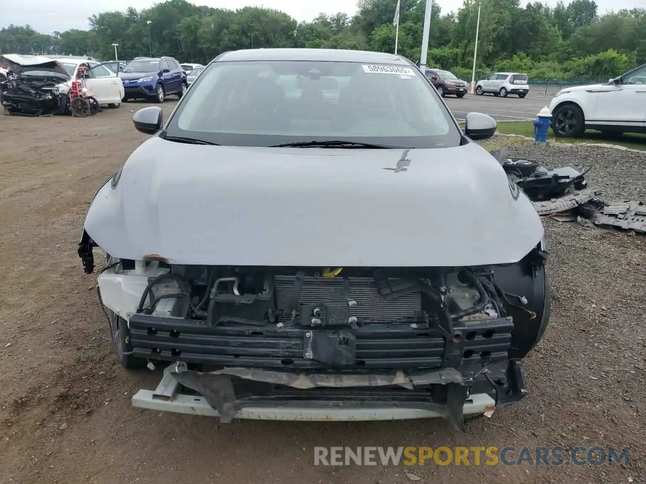 5 Photograph of a damaged car 3N1AB8CV0NY268566 NISSAN SENTRA 2022