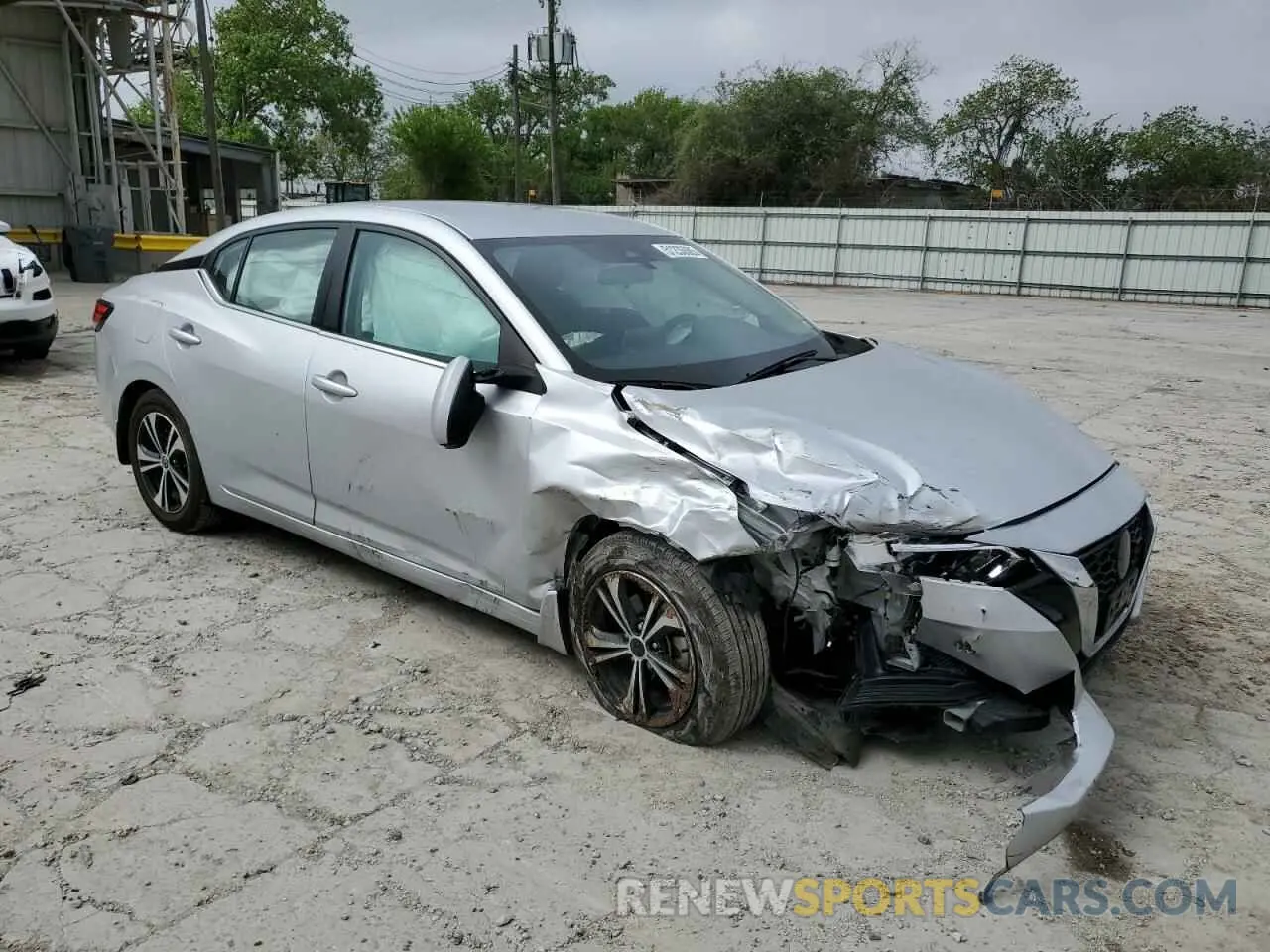 4 Photograph of a damaged car 3N1AB8CV0NY295394 NISSAN SENTRA 2022