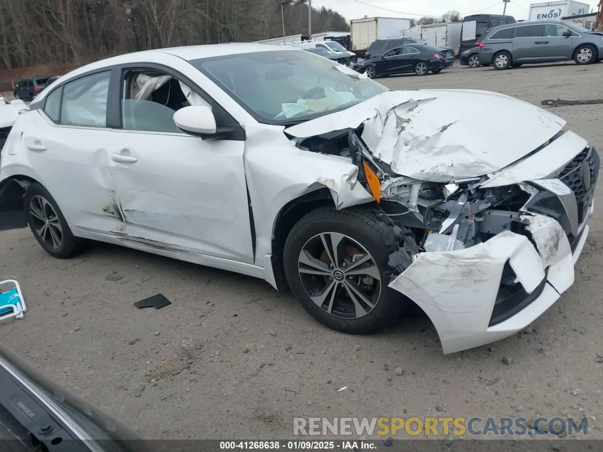 12 Photograph of a damaged car 3N1AB8CV0NY314459 NISSAN SENTRA 2022