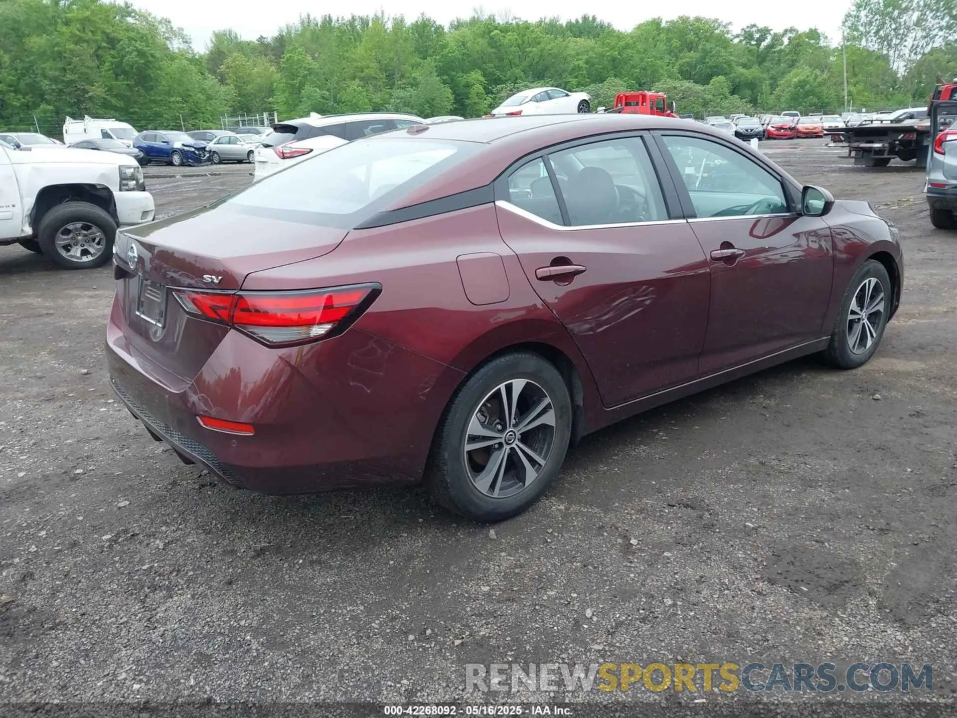 4 Photograph of a damaged car 3N1AB8CV0NY314588 NISSAN SENTRA 2022