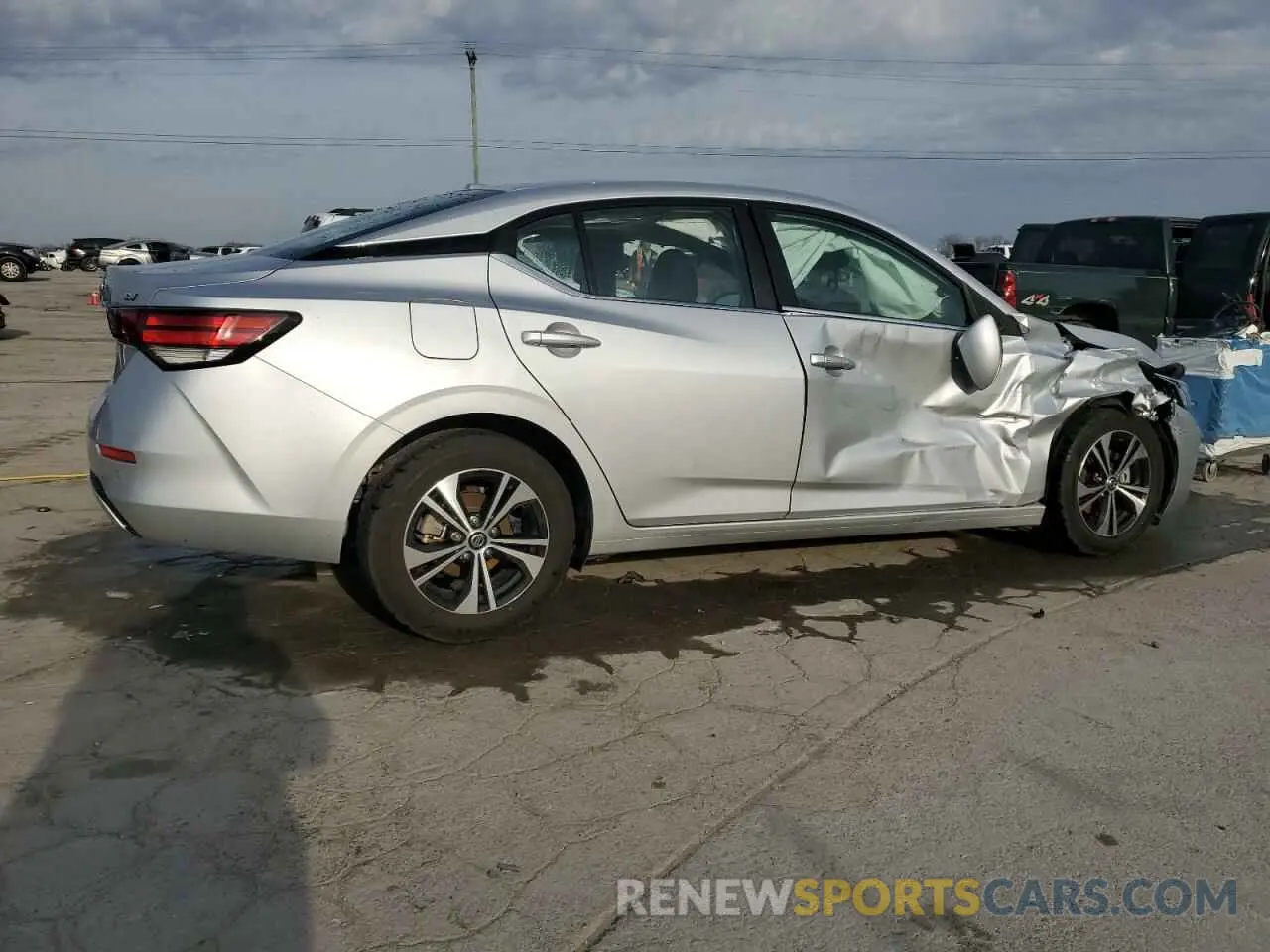 3 Photograph of a damaged car 3N1AB8CV0NY317605 NISSAN SENTRA 2022