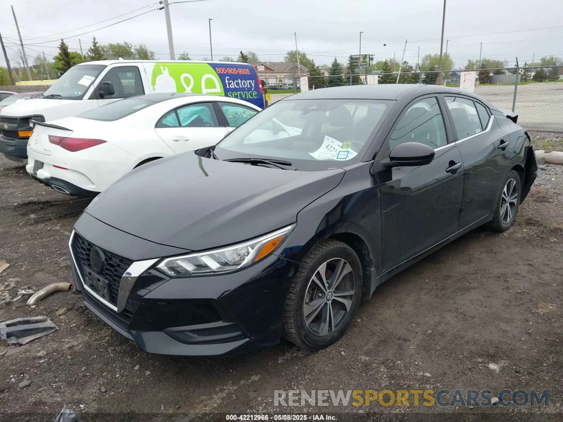 2 Photograph of a damaged car 3N1AB8CV1NY204312 NISSAN SENTRA 2022