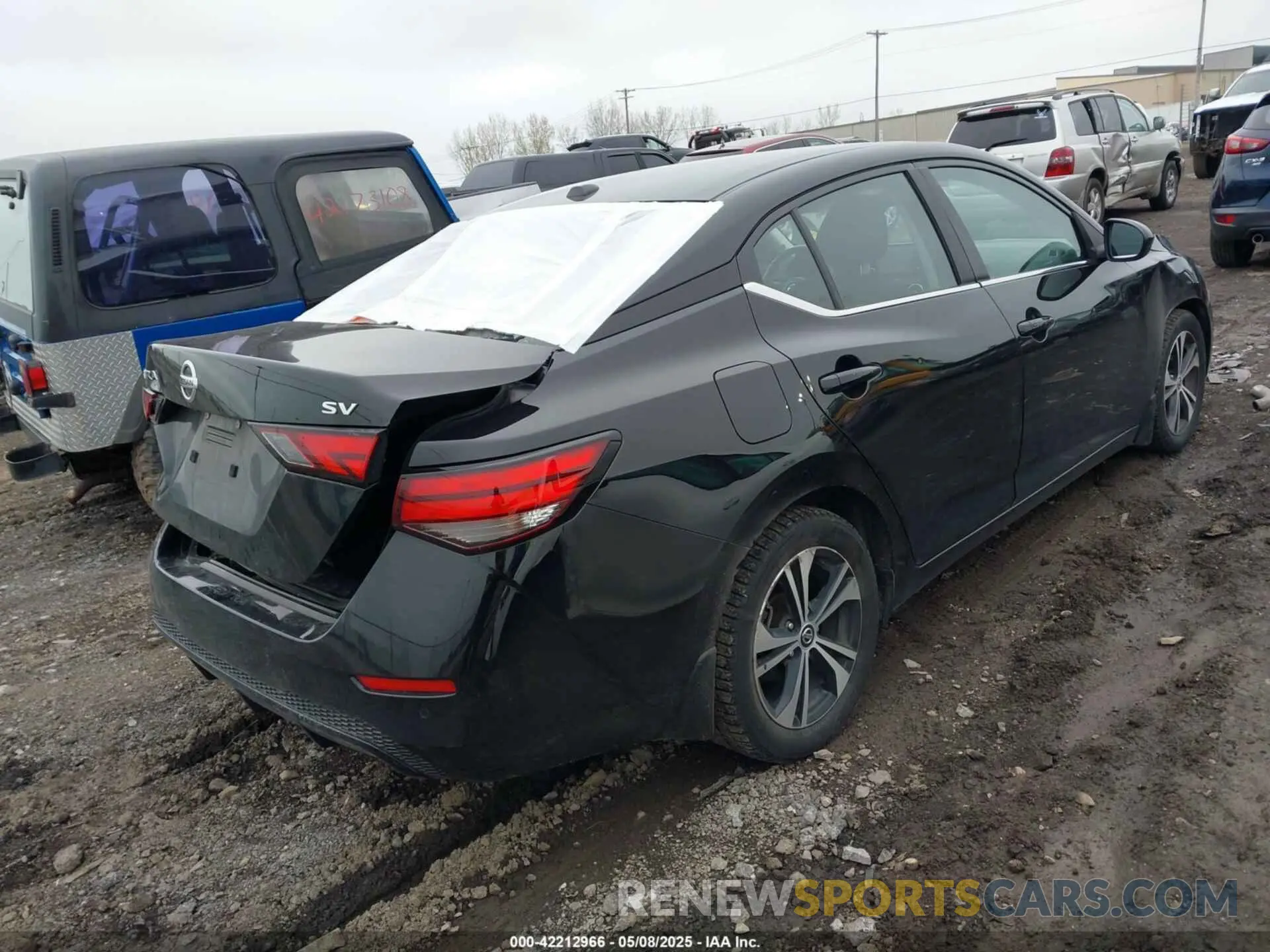 4 Photograph of a damaged car 3N1AB8CV1NY204312 NISSAN SENTRA 2022