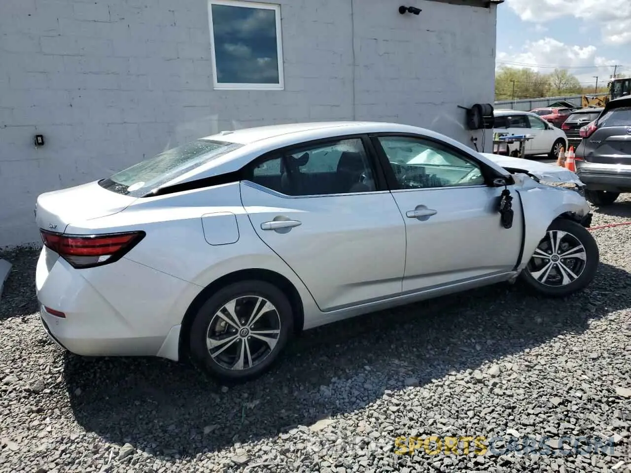 3 Photograph of a damaged car 3N1AB8CV1NY209512 NISSAN SENTRA 2022