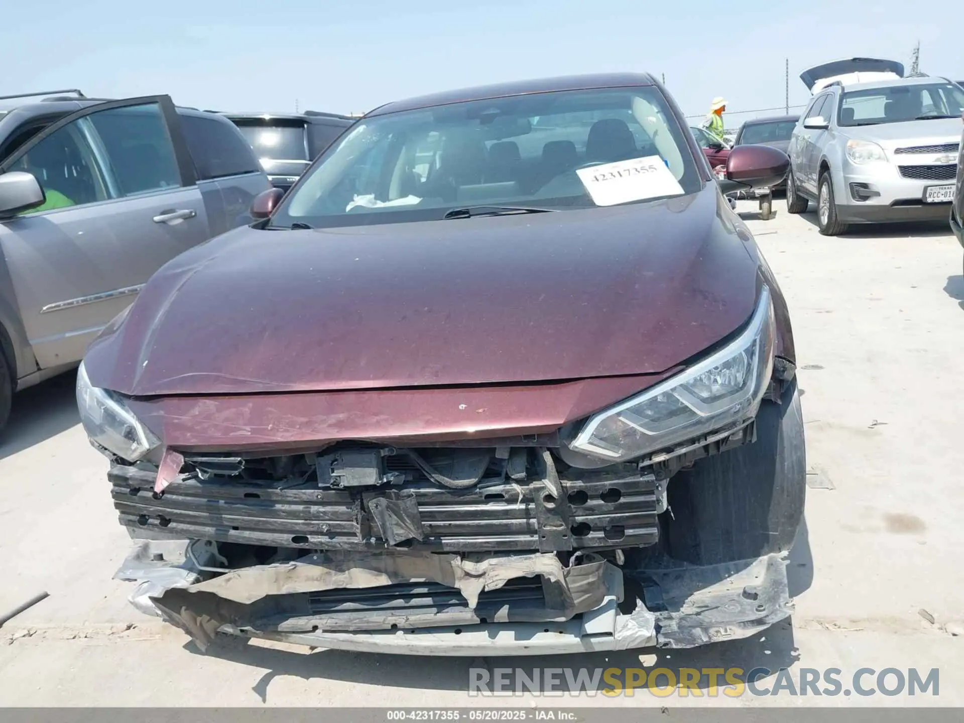 12 Photograph of a damaged car 3N1AB8CV1NY218534 NISSAN SENTRA 2022