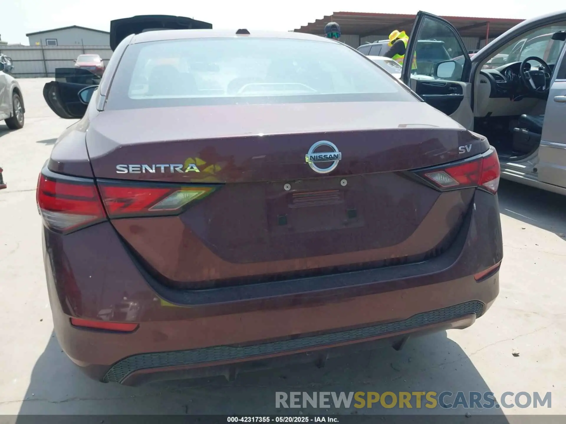 16 Photograph of a damaged car 3N1AB8CV1NY218534 NISSAN SENTRA 2022