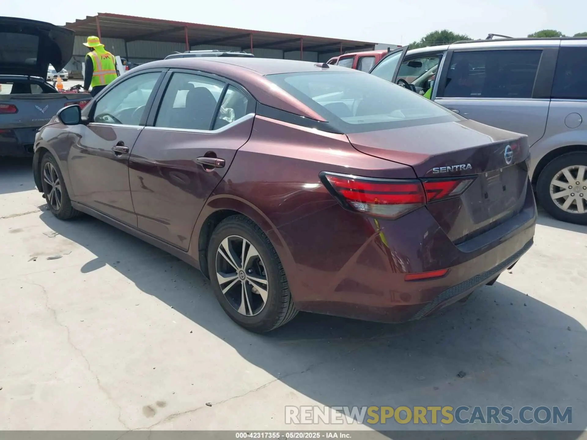 3 Photograph of a damaged car 3N1AB8CV1NY218534 NISSAN SENTRA 2022