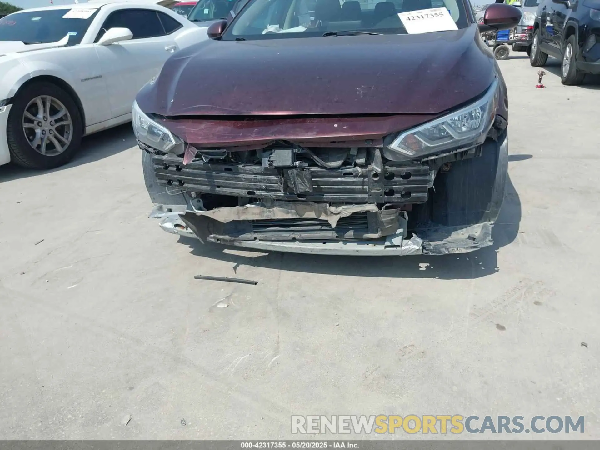 6 Photograph of a damaged car 3N1AB8CV1NY218534 NISSAN SENTRA 2022