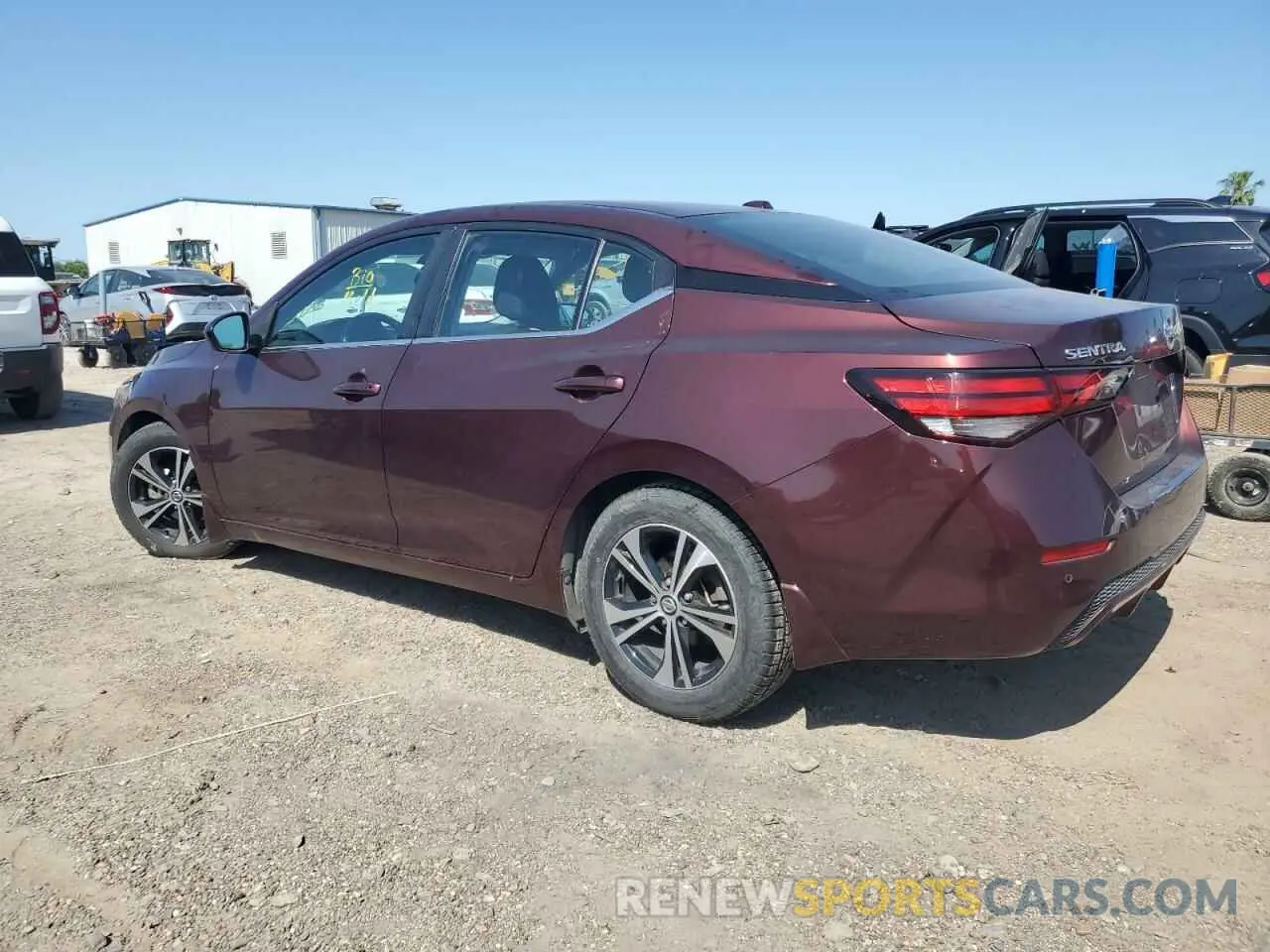 2 Photograph of a damaged car 3N1AB8CV1NY221658 NISSAN SENTRA 2022