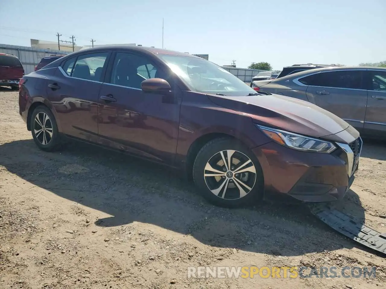 4 Photograph of a damaged car 3N1AB8CV1NY221658 NISSAN SENTRA 2022