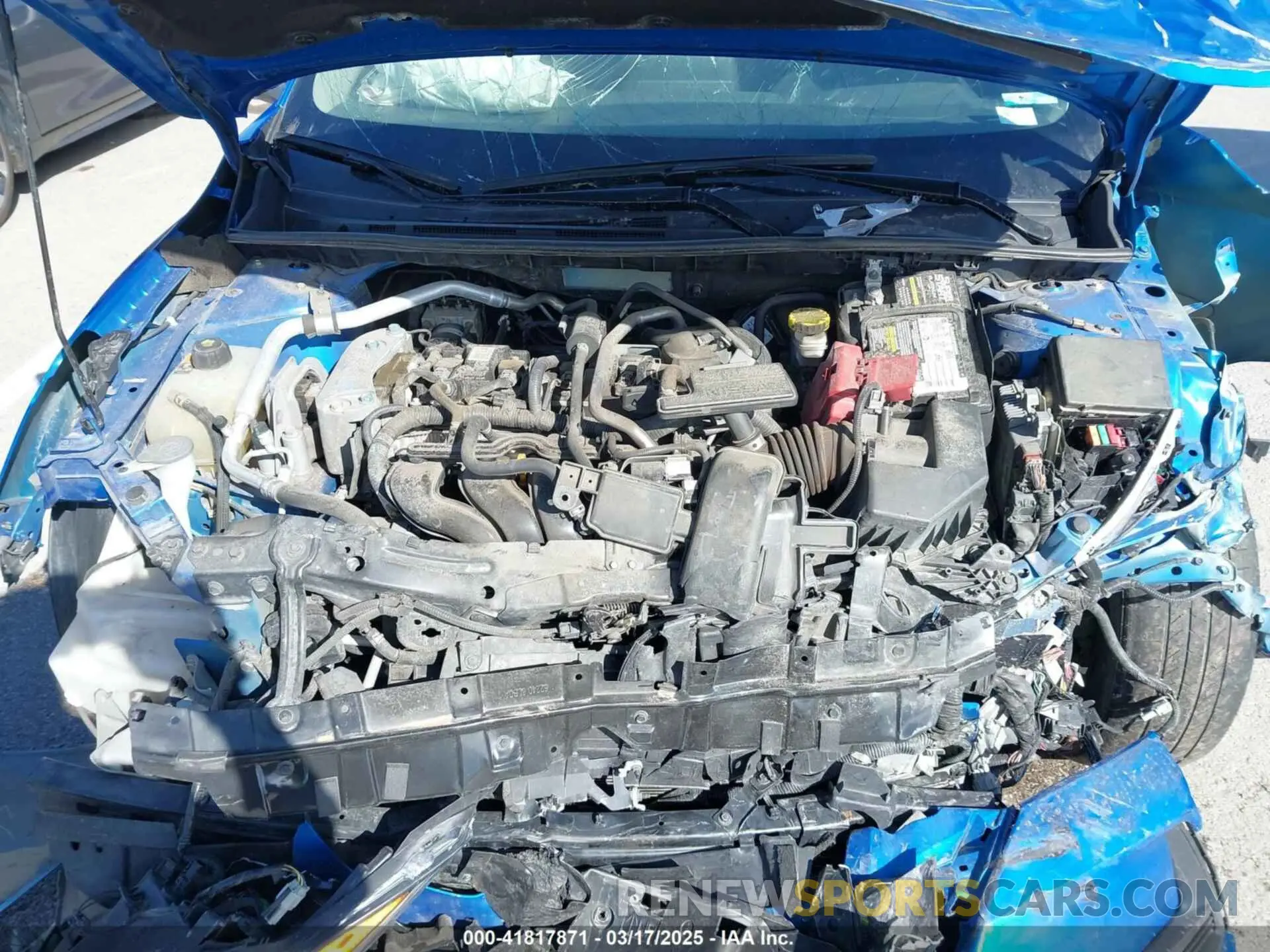 10 Photograph of a damaged car 3N1AB8CV1NY229162 NISSAN SENTRA 2022