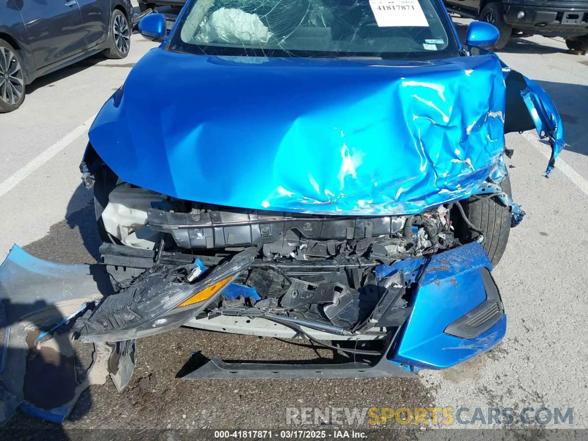 6 Photograph of a damaged car 3N1AB8CV1NY229162 NISSAN SENTRA 2022
