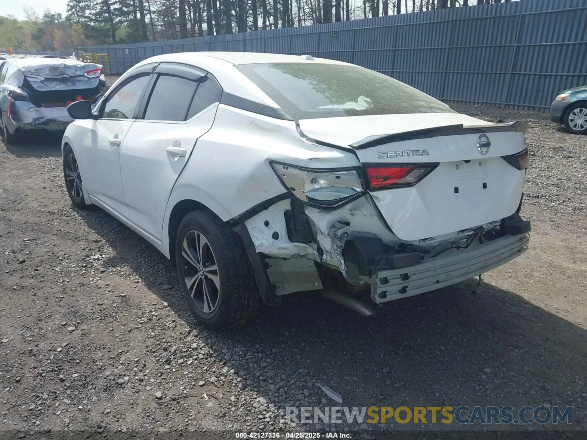 3 Photograph of a damaged car 3N1AB8CV1NY231087 NISSAN SENTRA 2022