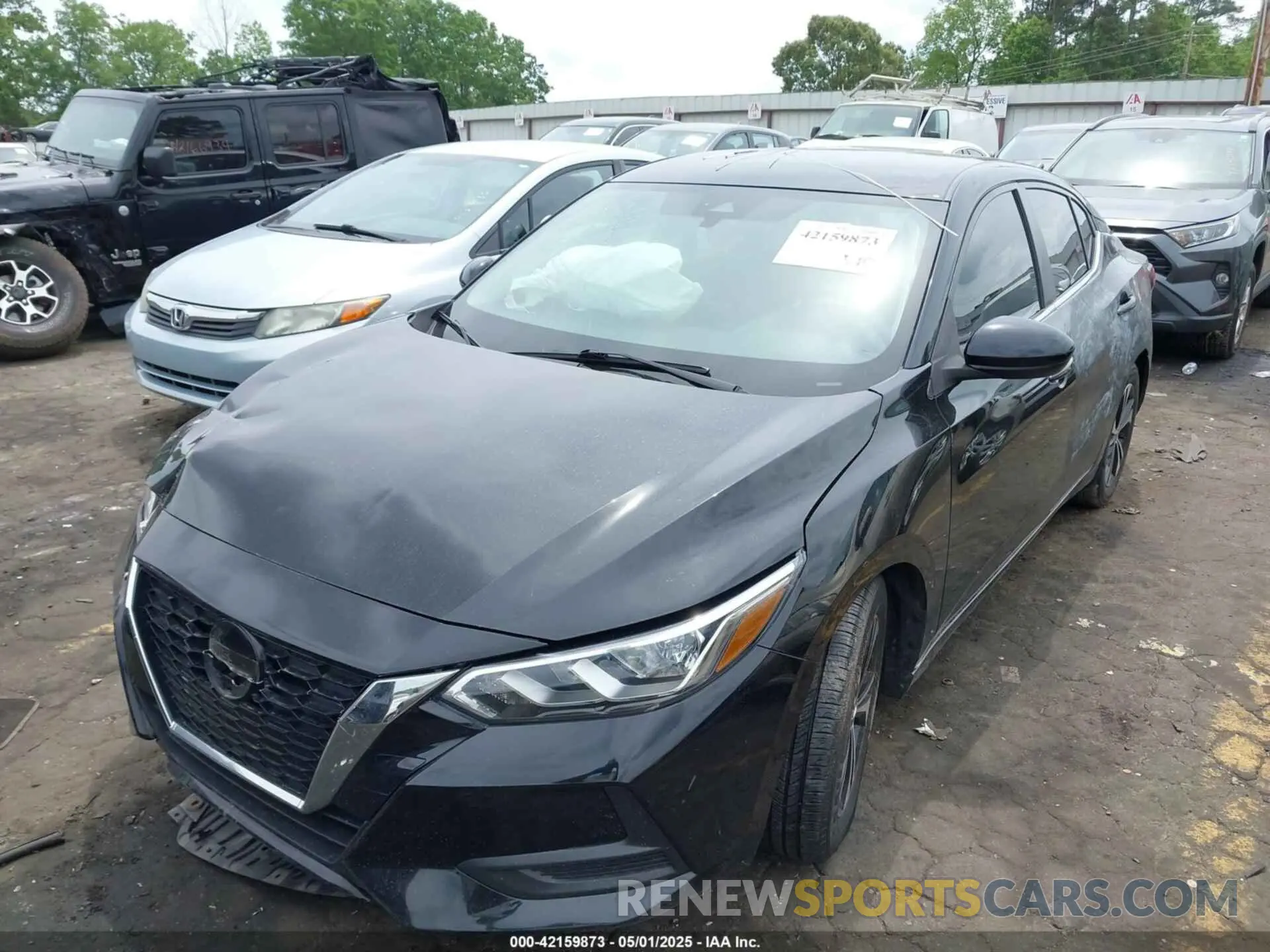 2 Photograph of a damaged car 3N1AB8CV1NY241117 NISSAN SENTRA 2022