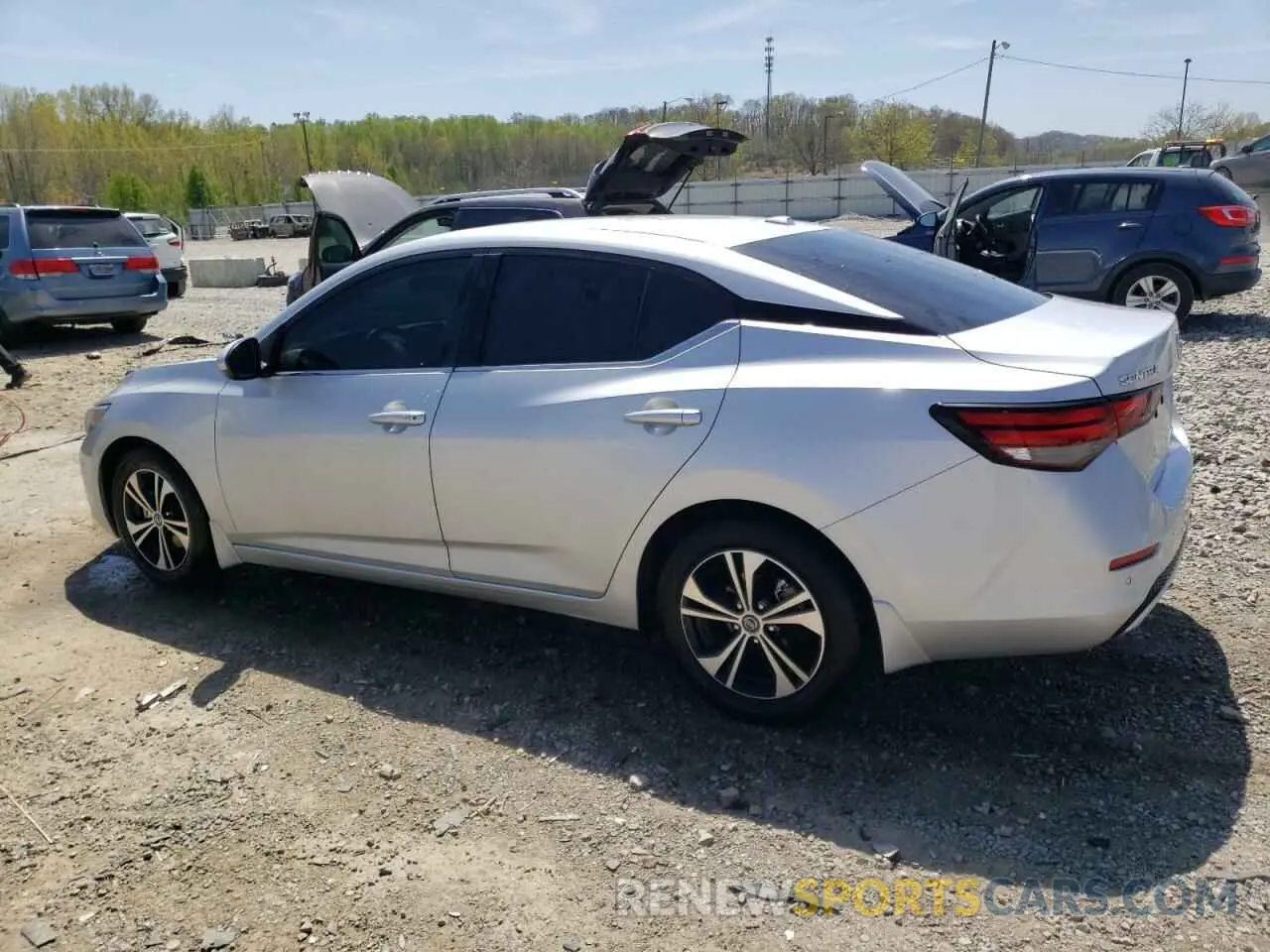 2 Photograph of a damaged car 3N1AB8CV1NY247659 NISSAN SENTRA 2022