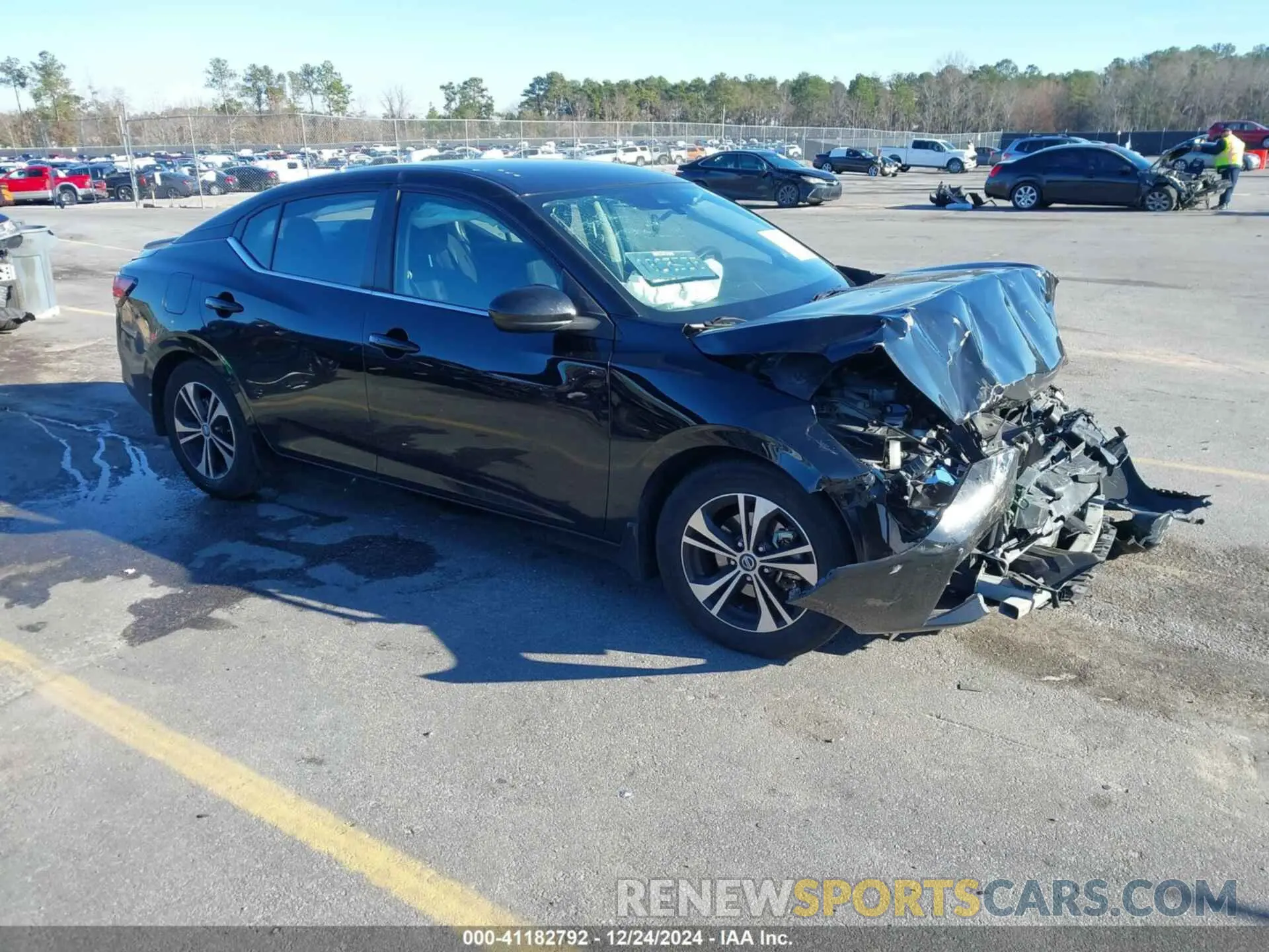 1 Photograph of a damaged car 3N1AB8CV1NY248259 NISSAN SENTRA 2022