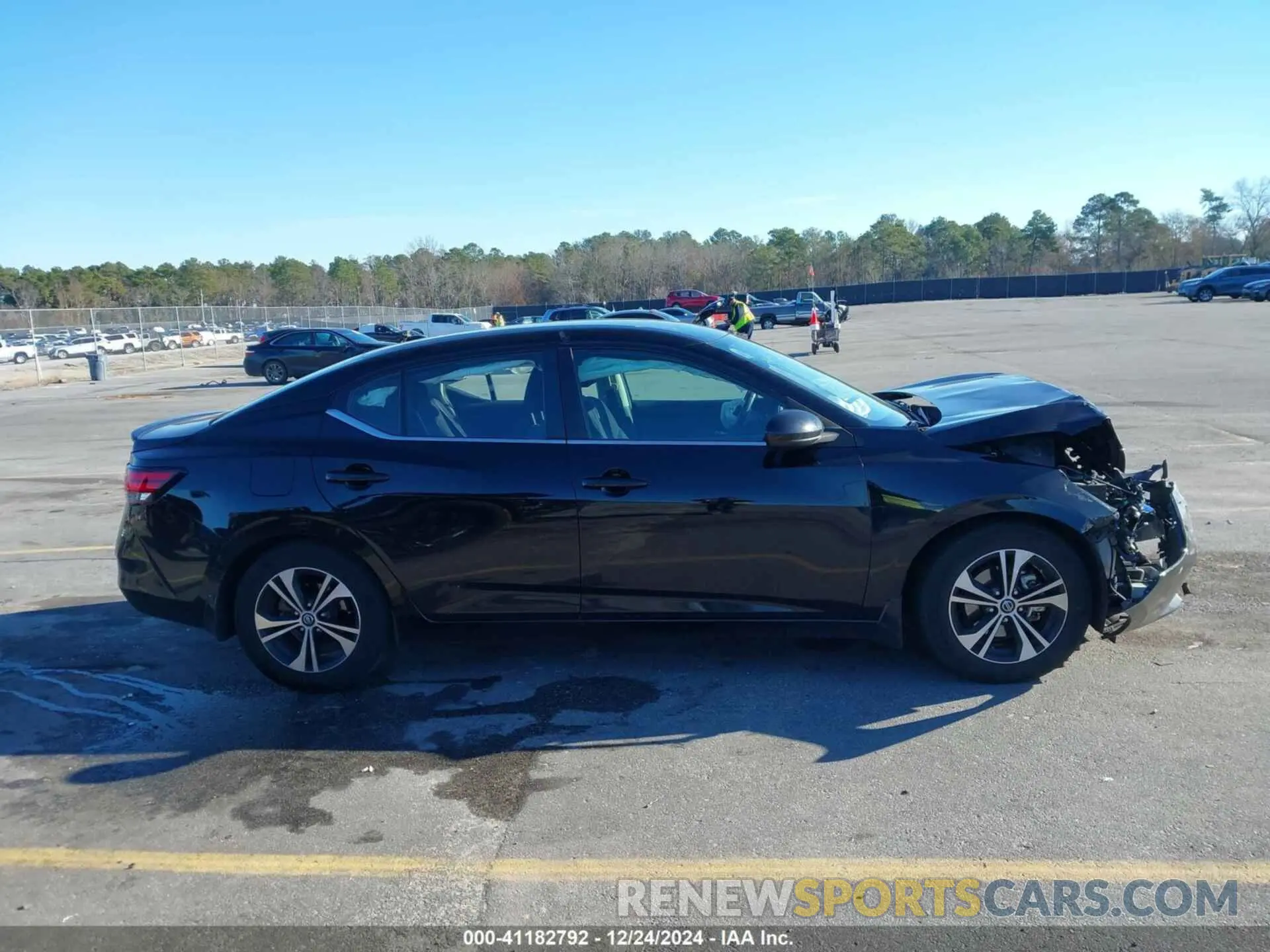 13 Photograph of a damaged car 3N1AB8CV1NY248259 NISSAN SENTRA 2022