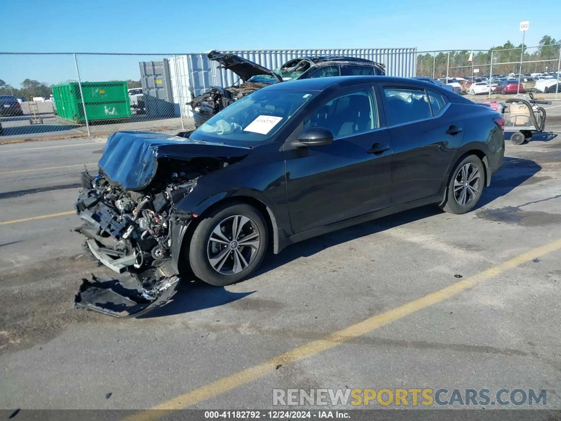 2 Photograph of a damaged car 3N1AB8CV1NY248259 NISSAN SENTRA 2022