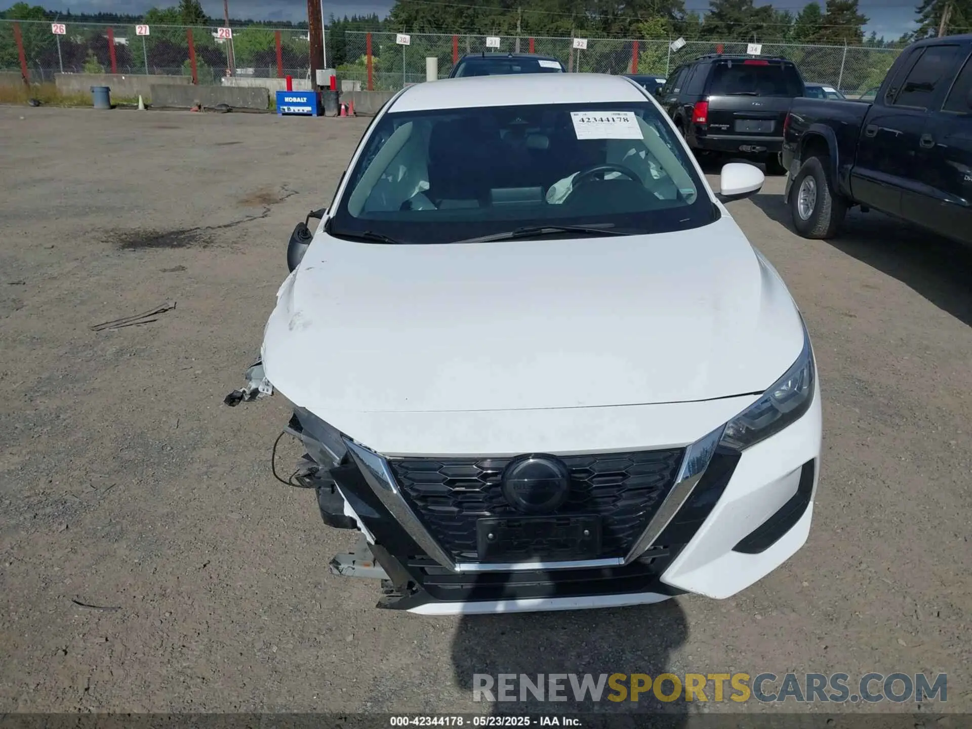 12 Photograph of a damaged car 3N1AB8CV1NY272528 NISSAN SENTRA 2022