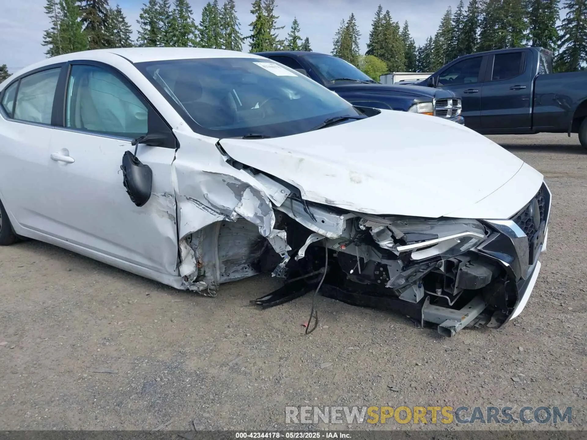 6 Photograph of a damaged car 3N1AB8CV1NY272528 NISSAN SENTRA 2022