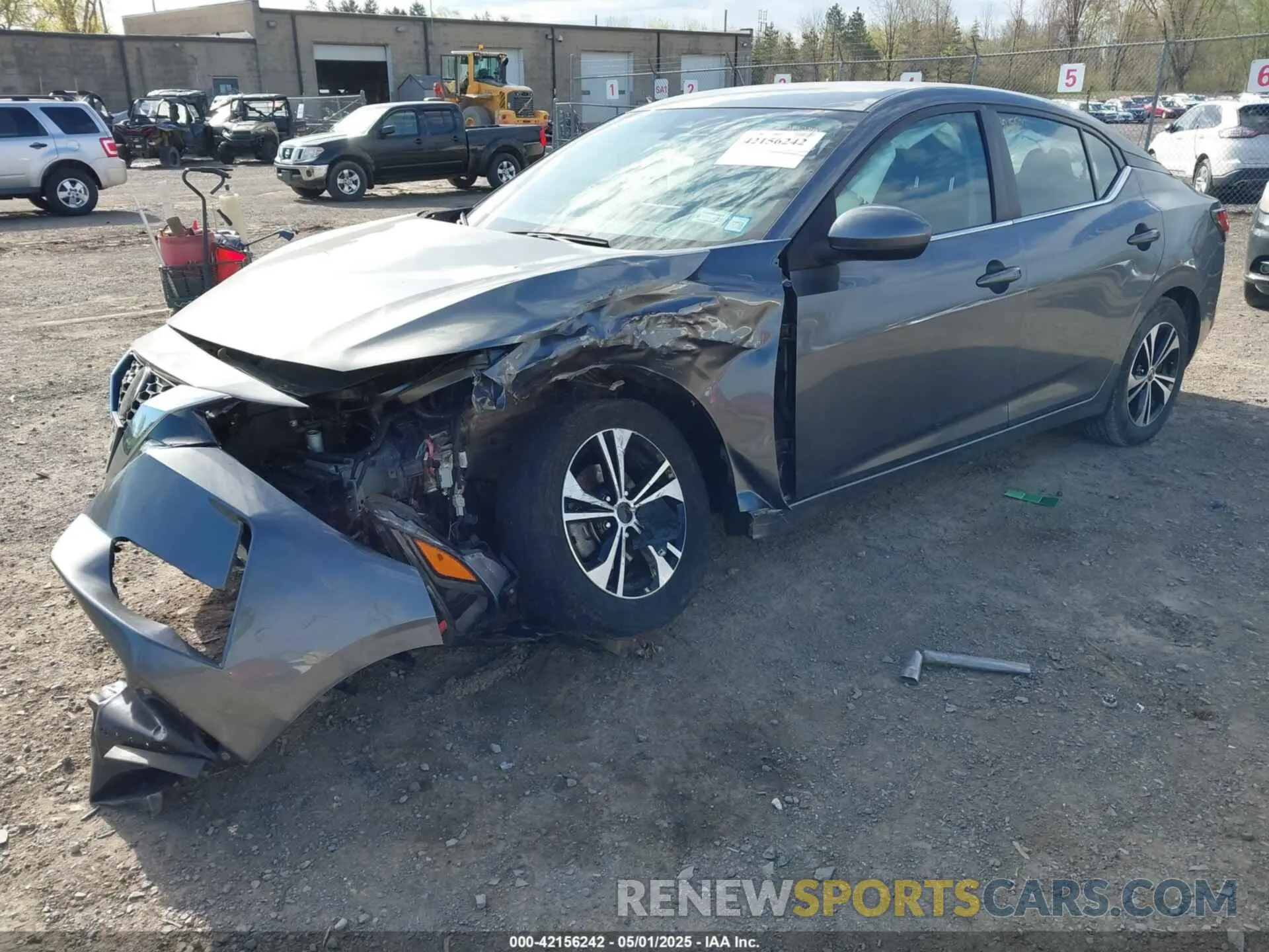2 Photograph of a damaged car 3N1AB8CV1NY275140 NISSAN SENTRA 2022