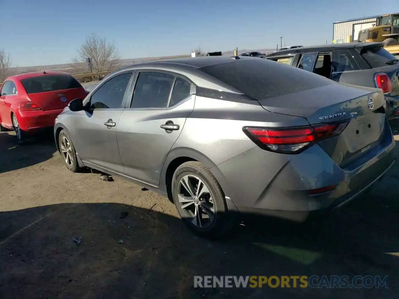 2 Photograph of a damaged car 3N1AB8CV1NY275655 NISSAN SENTRA 2022