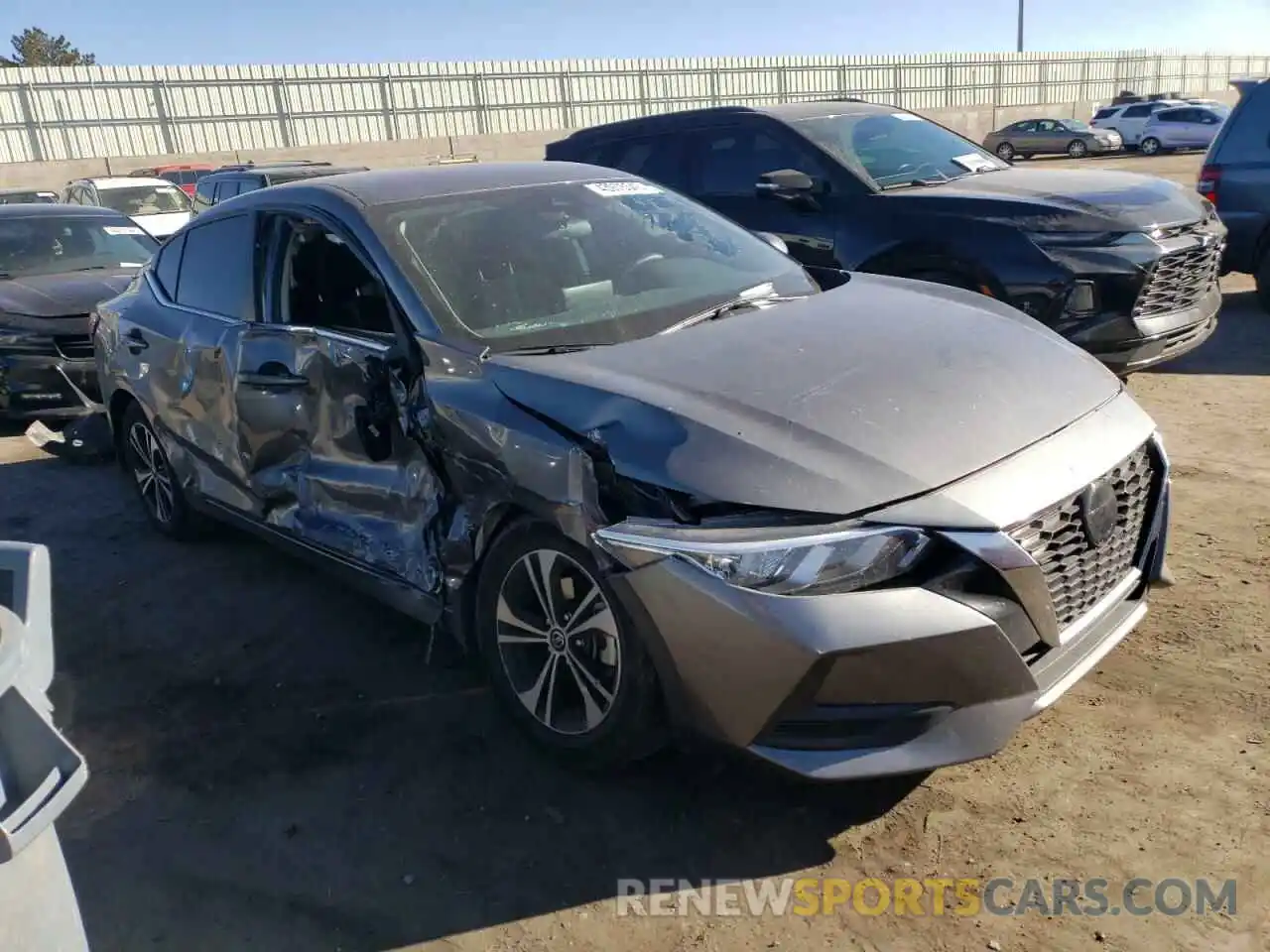 4 Photograph of a damaged car 3N1AB8CV1NY275655 NISSAN SENTRA 2022