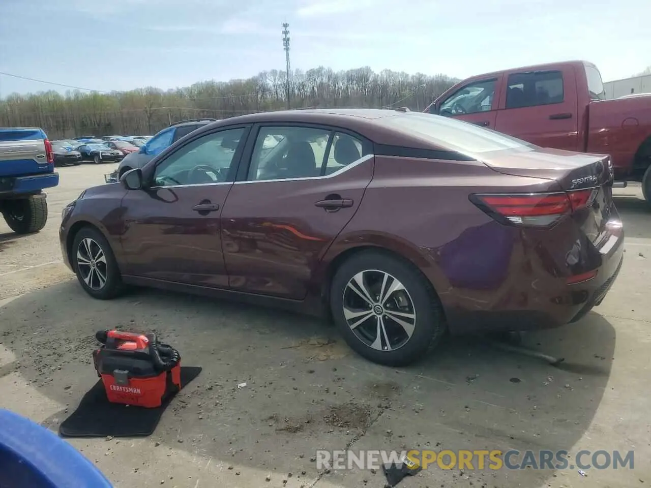 2 Photograph of a damaged car 3N1AB8CV1NY292083 NISSAN SENTRA 2022