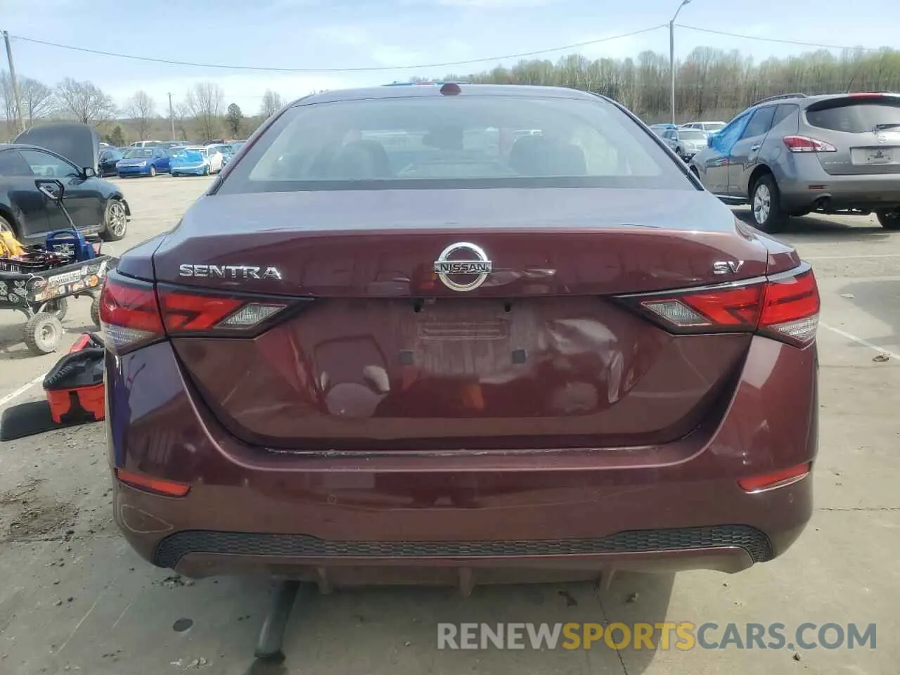 6 Photograph of a damaged car 3N1AB8CV1NY292083 NISSAN SENTRA 2022