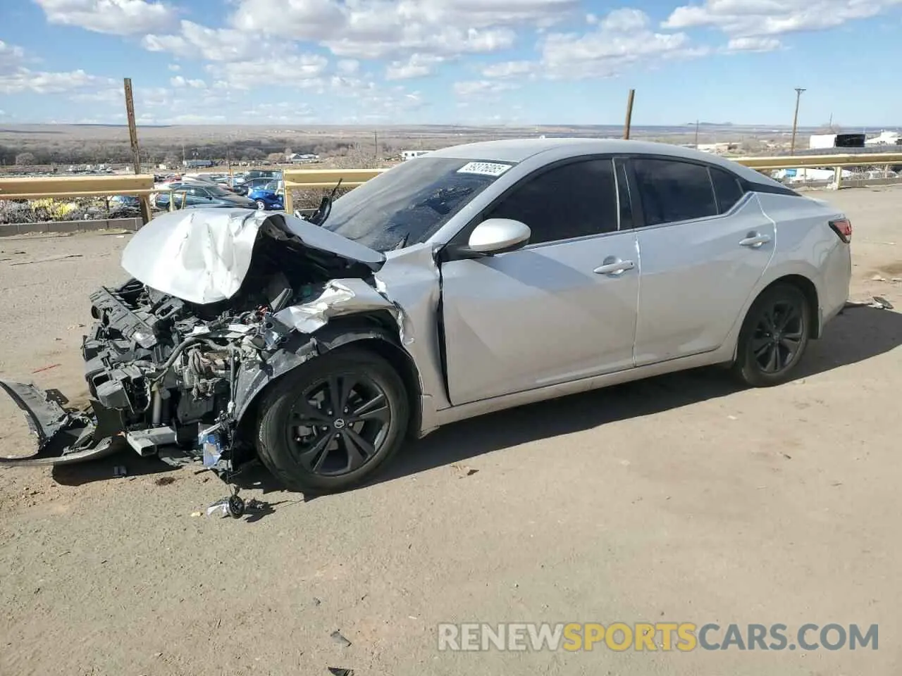 1 Photograph of a damaged car 3N1AB8CV1NY296277 NISSAN SENTRA 2022