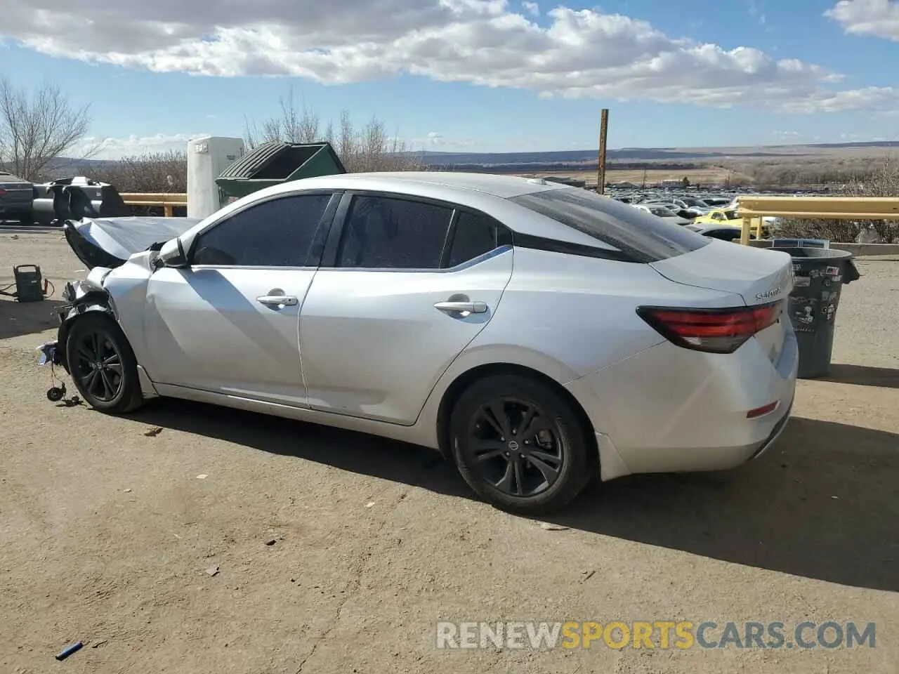 2 Photograph of a damaged car 3N1AB8CV1NY296277 NISSAN SENTRA 2022