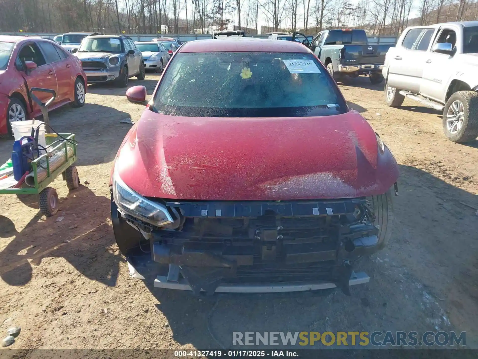 12 Photograph of a damaged car 3N1AB8CV1NY301400 NISSAN SENTRA 2022