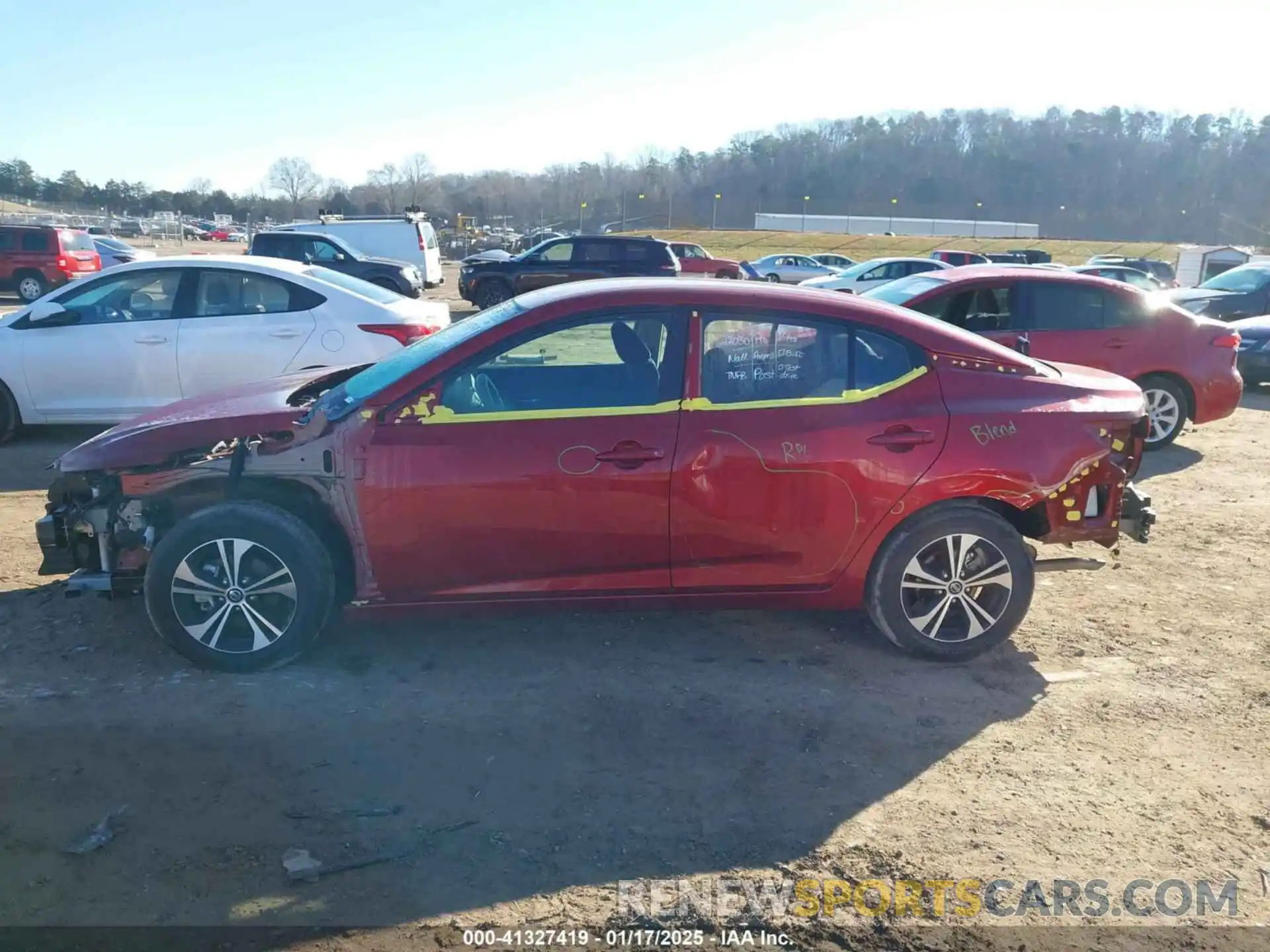 14 Photograph of a damaged car 3N1AB8CV1NY301400 NISSAN SENTRA 2022