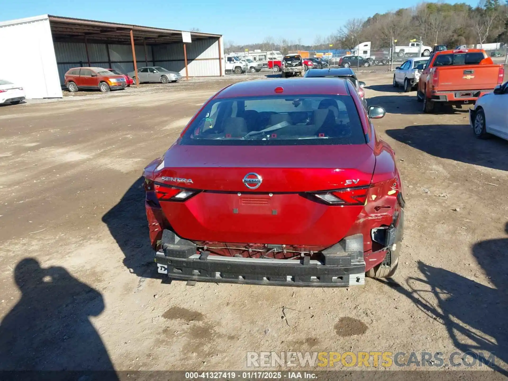 16 Photograph of a damaged car 3N1AB8CV1NY301400 NISSAN SENTRA 2022