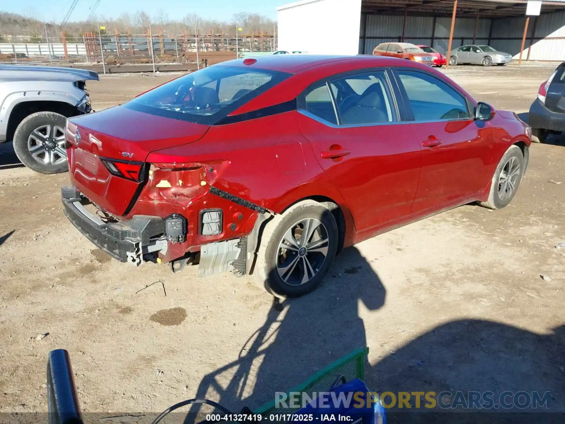 4 Photograph of a damaged car 3N1AB8CV1NY301400 NISSAN SENTRA 2022