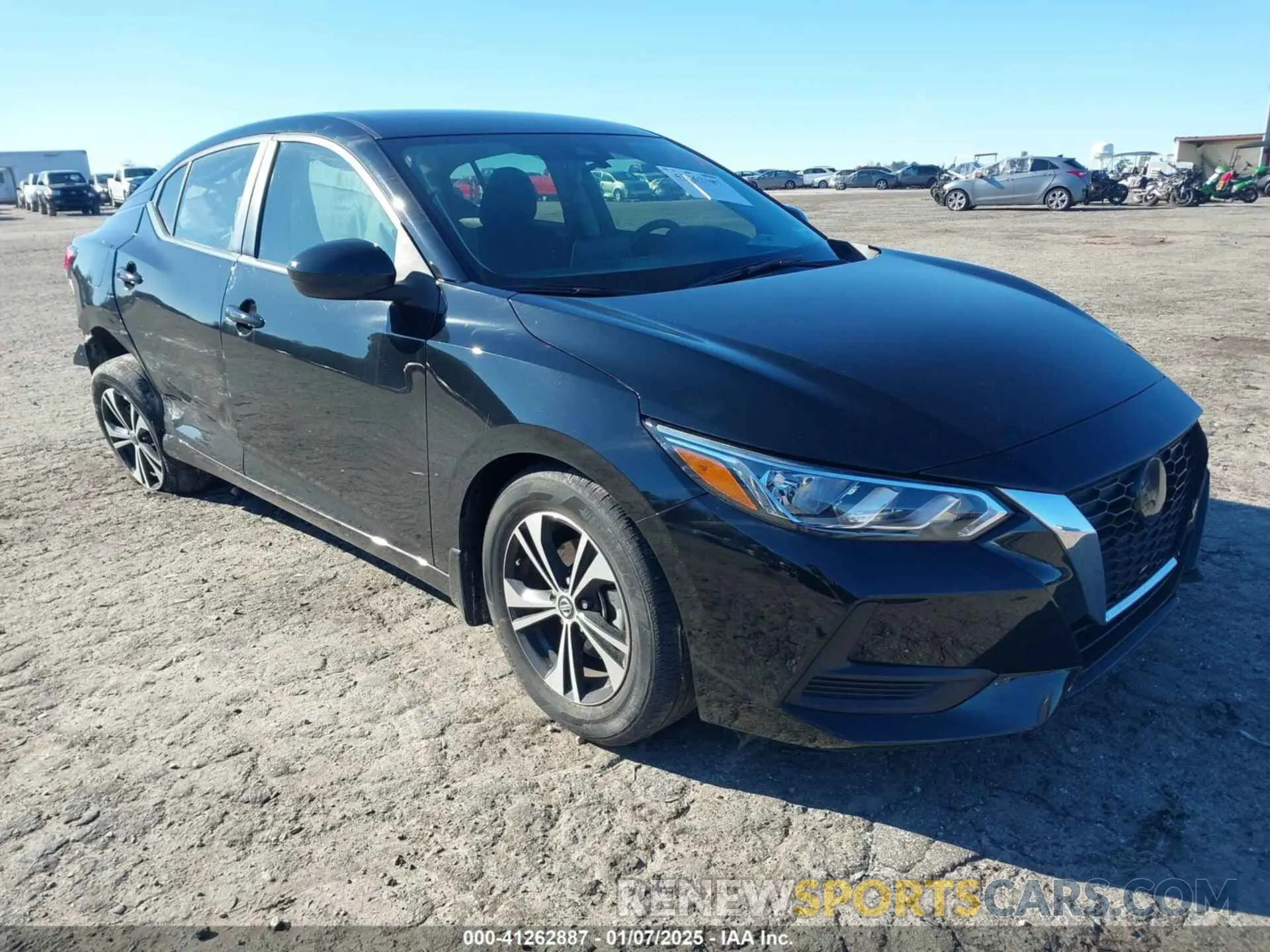 1 Photograph of a damaged car 3N1AB8CV1NY303356 NISSAN SENTRA 2022